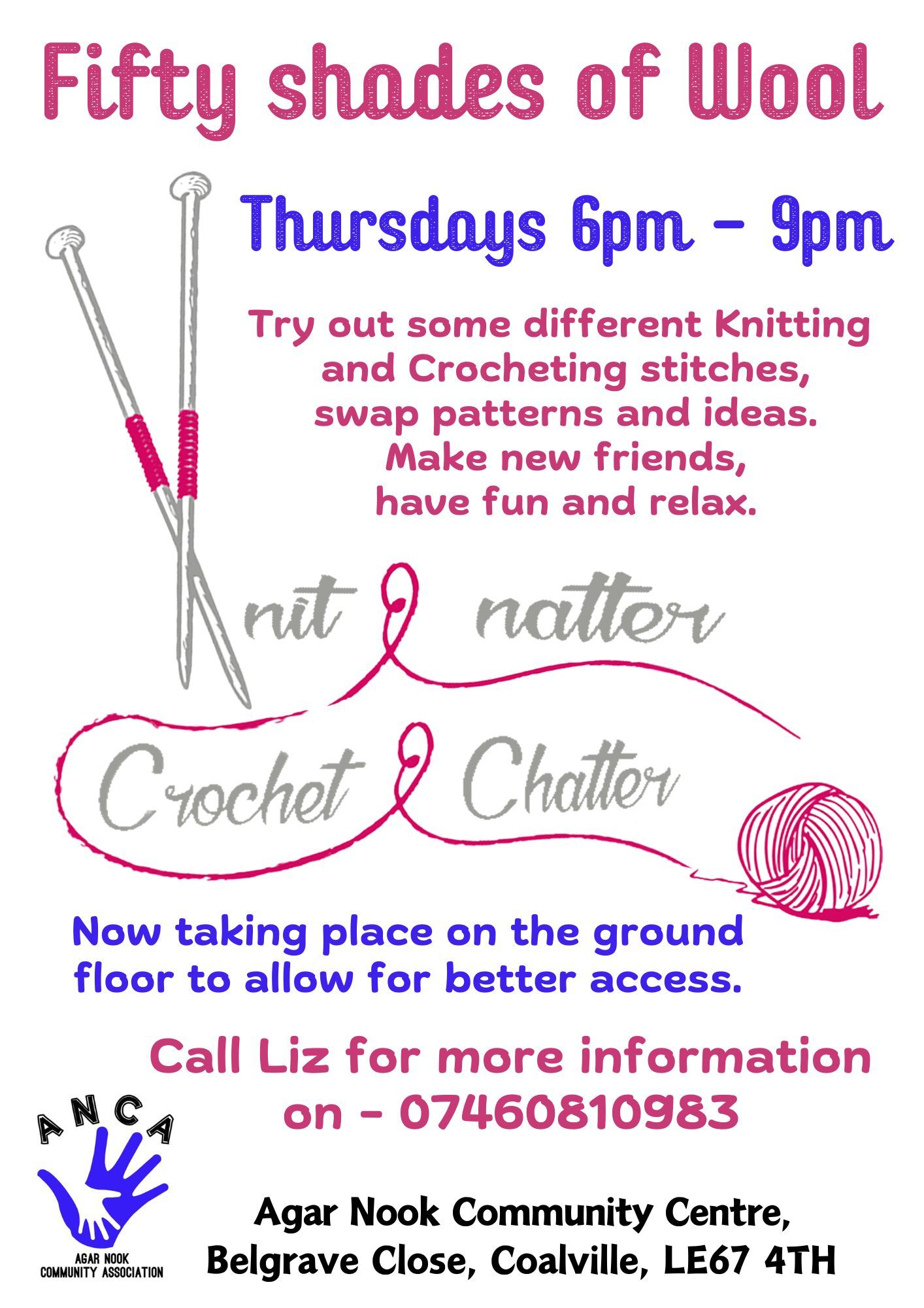 Fifty Shades of Wool, Thursdays 6 until 9pm